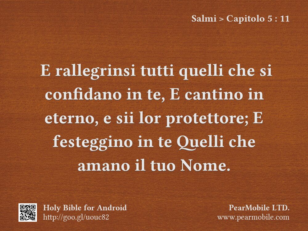 Salmi, Capitolo 5:11